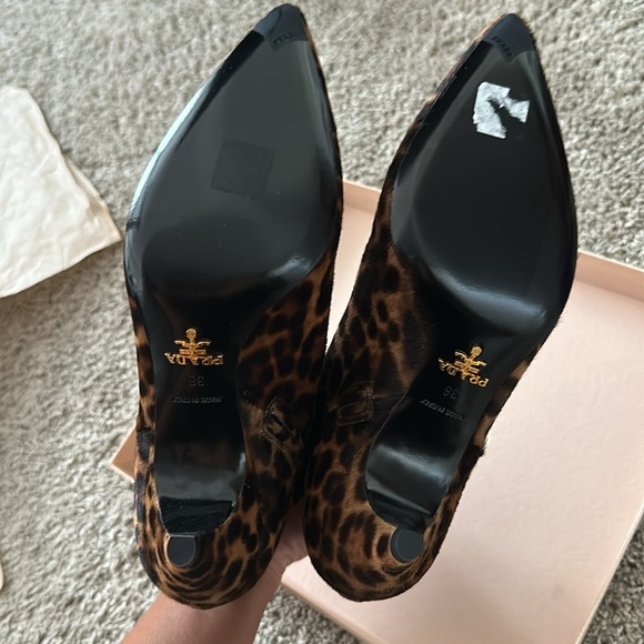 Prada Brown Leopard print Boots with original box - Picture 4 of 8